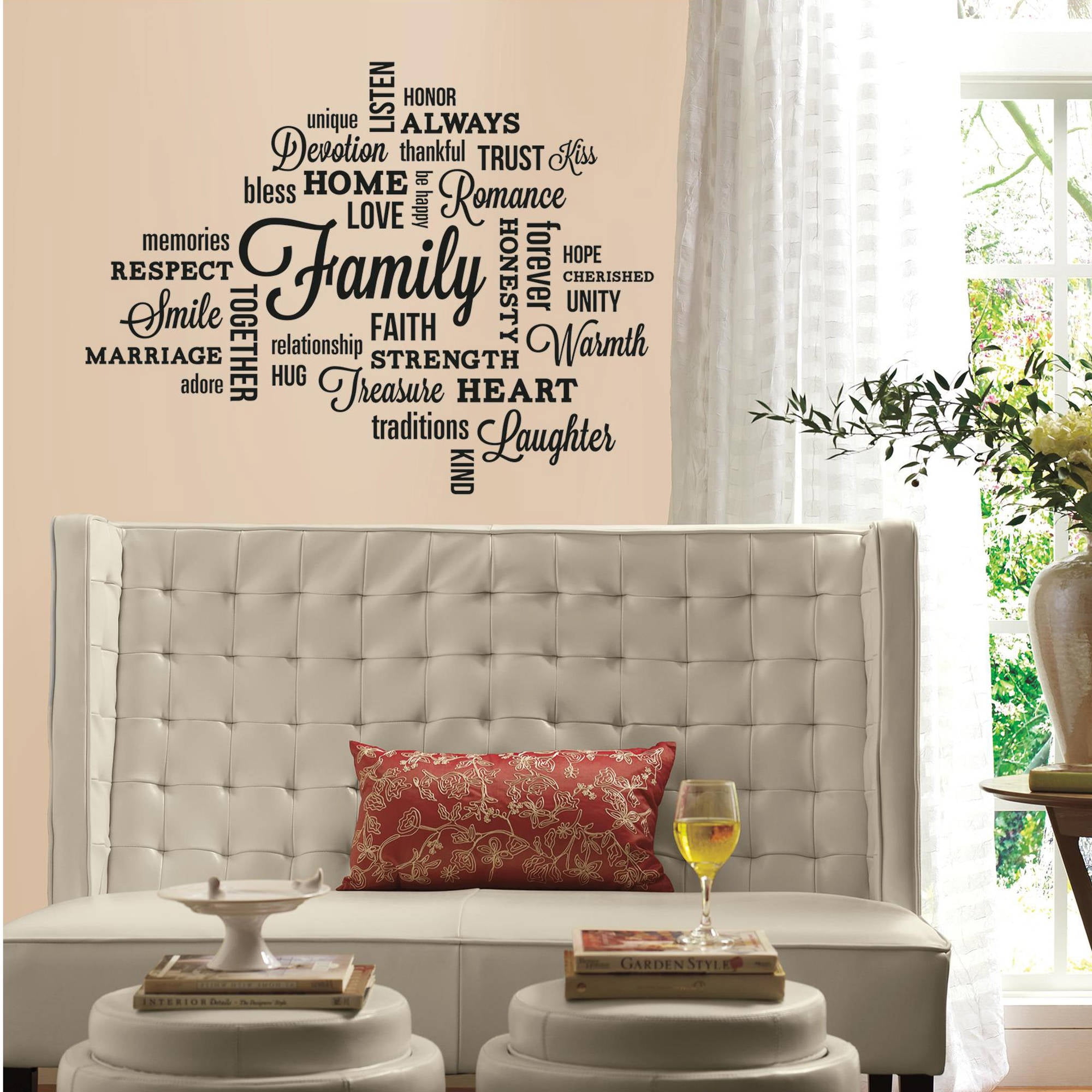  Wall  Art Quotes Walmart  w Wall  Decal 