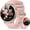 Pink, variant on Watch for Women Fitness : Digital Mens Watches Make Answer Call Smartwatch for Phone Compatible Step Running Pedometer Sleep SpO2