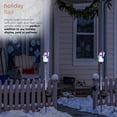 thumbnail image 4 of Muñeco de nieve solar Garden Stake Alpine Corporation de 34 cm con LED, 4 of 12