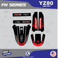 thumbnail image 4 of Kalair GFX Graphics Kit for Yamaha YZ80 (1993-2001) Fh Series, 4 of 5