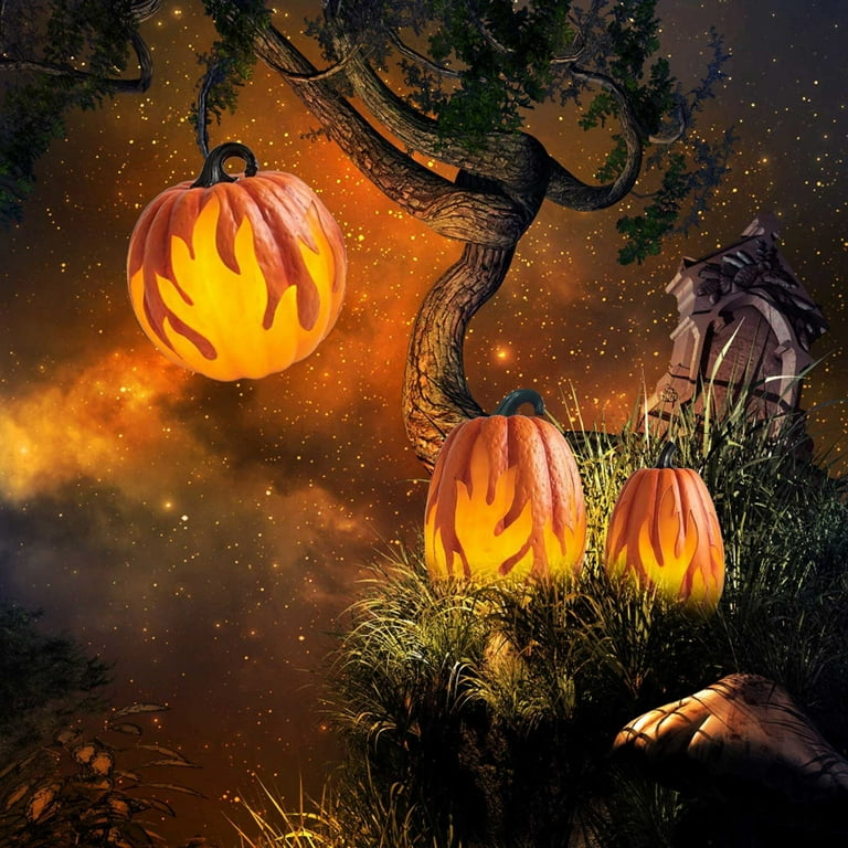 Lighted pumpkins 2024