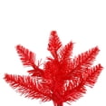 thumbnail image 2 of Vickerman 6.5' Red Fir Artificial Christmas Tree with 600 Mini Clear Lights, 2 of 2