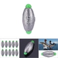 thumbnail image 5 of Fishing Accessory,10pcs 5 Sizes Removable Fishing Weight Sinker Enhanced Features, 5 of 5