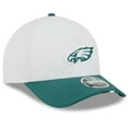 thumbnail image 3 of Men's New Era  White/Midnight Green Philadelphia Eagles 2025 NFL Training Camp A-Frame 9FORTY Adjustable Hat, 3 of 5