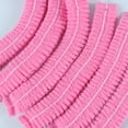 thumbnail image 3 of FELTECHELECTR 100 unidades de cofias desechables para el cabello, no tejidas, para uso médico, para hornear, maquillaje (rosa), 3 of 7