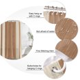 thumbnail image 3 of Brown Stripes Bathroom Shower Curtains with 12 Hooks Polyester Waterproof Shower Curtain for Stalls and Bathtubs Geometric Modern Vintage Lines Simple Art Decorative Bathroom Curtain 66x72 Inches, 3 of 9