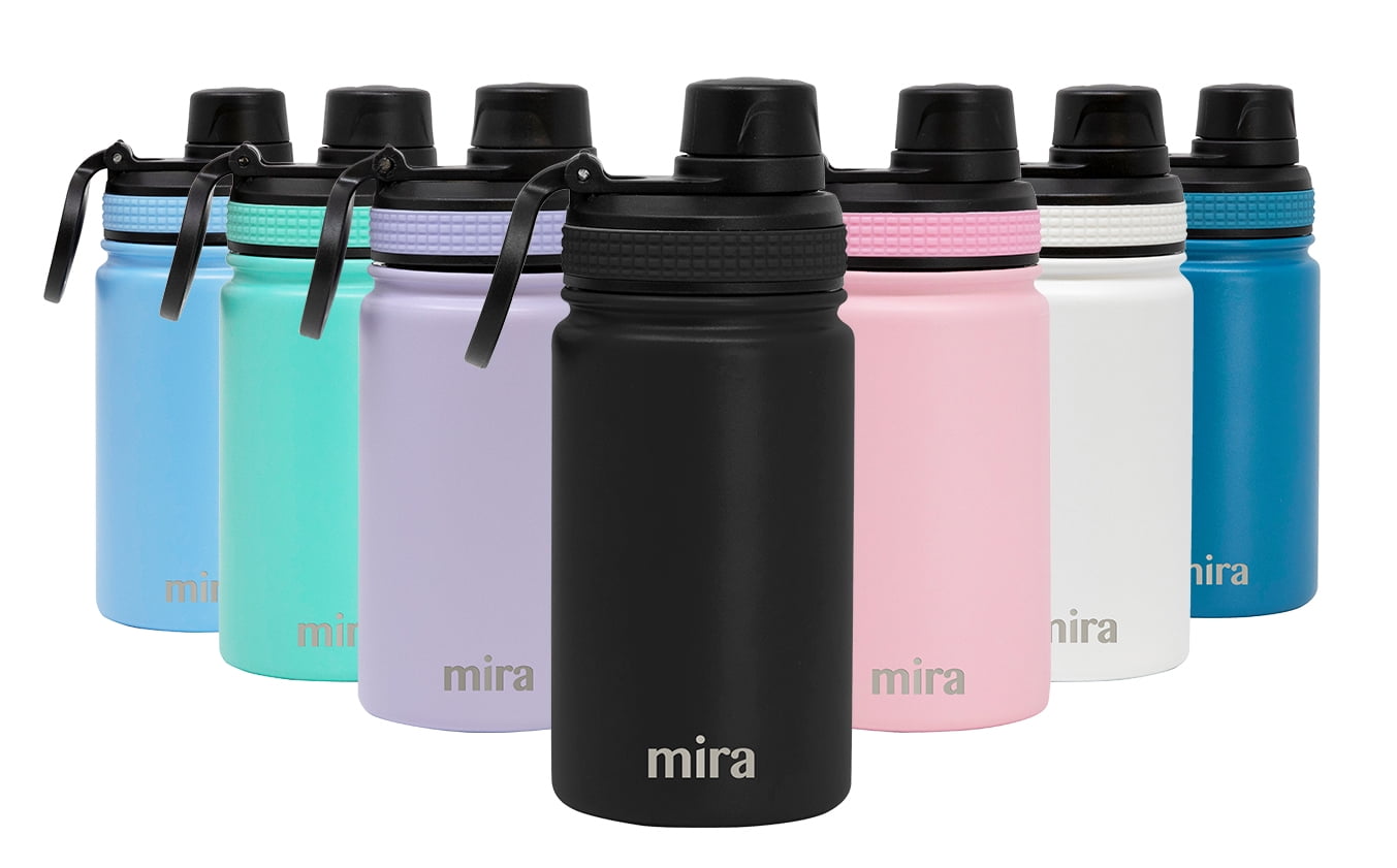 MIRA 12oz Insulated Kids Water Bottle with Spout Lid & Handle