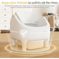 thumbnail image 2 of Homall Self Cleaning Litter Box, Open-Top Automatic Cat Self-Cleaning Litter Box, Design for Multi-Cat Families, Includes Trash Bags, 2 of 7