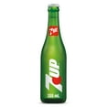 thumbnail image 3 of (2 pack) 7UP Caffeine Free Lemon Made in Mexico Lime Soda Pop, 12 fl oz, Glass Bottle, 3 of 10
