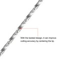 thumbnail image 4 of Unique Bargains High Speed Steel Extended Twist Drill Bits, 2mm Drill Dia. 200mm Length 2Pack, 4 of 5