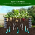 thumbnail image 2 of Olle 17" Tall, 42" Steel Galvanized Stock Tank 3.5ft Round Metal Raised Garden Bed For Vegetables Planter Boxes Outdoor Home Diy Raised Flower Bed,3.5*3.5*1.4ft,Midnight Grey, 2 of 6
