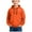 Orange, variant on Ulanda Boys 2pc Sweatshirts Long Sleeve Fleece Hoodie with Pant Thick Fashion Plain Hooded Pullover for Teens Kids Clothes (Orange, 13-14 Years)
