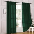 thumbnail image 2 of Cortinas transparentes para ventana, 2 paneles, de gasa, que filtran la luz, para dormitorio, sala de estar, habitación infantil, cocina y patio., 2 of 4
