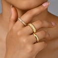 thumbnail image 4 of VNOX Stackable Gold Rings for Women - 14K Gold Plated Rings Set, Non Tarnish Dainty Cubic Zirconia Stack Rings for Women Trendy Jewelry Gift for Her, 4 of 7