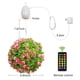 thumbnail image 3 of Cateissary de flores de simulación, Cable giratorio de alimentación, interfaz USB de 19 teclas, IP42, resistente al agua, para Iluminación navideña Rosa, 3 of 6