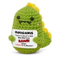 thumbnail image 1 of Muñeca de ganchillo OASSIE Saurus Mama Mini dinosaurio hecha a mano, 1 of 7