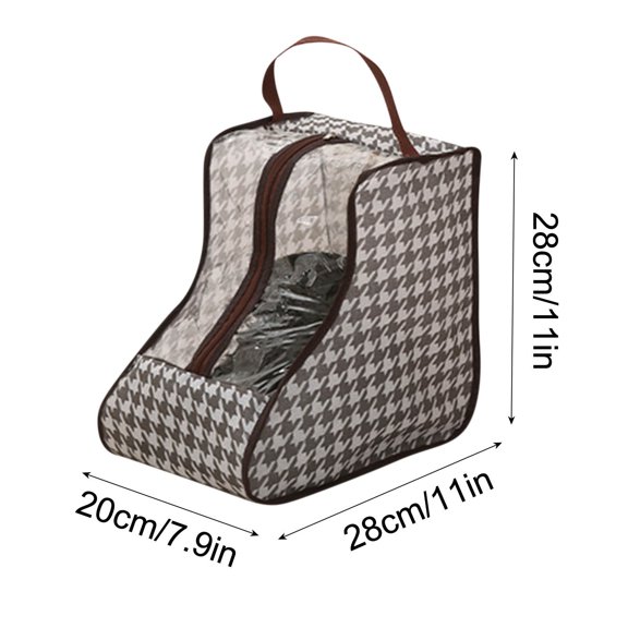 Rkxzt Storage Case Portable Transparent Shoe Storage Bag for Boots and Shoes Protective Cover 3 Sizes Home Storage|Plastic,Multicolour