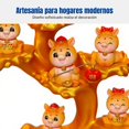 thumbnail image 2 of Abbraccia Figura de caballo de resina, decoración de árbol de la fortuna, adorno moderno para entrada, regalo de bienvenida, caballo zodiacal, 2 of 6
