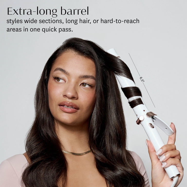 T3 Singlepass 1” Curling Iron Extra Long Barrel NEW SinglePass Curl X 1” Ceramic Extra-Long Barrel Curling Iron  main image 3