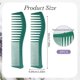 thumbnail image 4 of All Purpose Comb,2 Pack Wide Tooth Comb Set 7.2 inch Plastic Double Tooth Barber Comb Professional Cutting Comb Large Tooth&Fine Tooth, 4 of 5