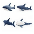 thumbnail image 2 of PBPBOX Large Stuffed Shark Plush Dark Blue Home Decoration Pillow for Adults 1Pack, 2 of 7