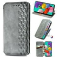 thumbnail image 1 of Case for Samsung Galaxy A71 5G Flip Cover Wallet Flip Cover Magnetic Protective - Grey, 1 of 5