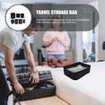 thumbnail image 4 of ADDHAT Black Laundry Bag Organizer with Polyester Fabric and Secure Zipper Closure for Travel, Home Storage, and Easy Organization, 4 of 5