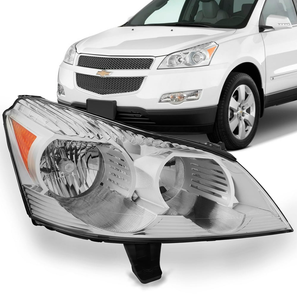 Fits 2009 2010 2011 2012 Chevy Traverse (RH) Passenger Side Headlight