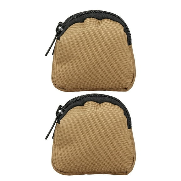 Raindrops 2Pack Fashionable Design Portable Small Zip Pouch for Men Women Coin Bag Belt Pouch