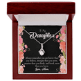 thumbnail image 4 of To My Daughter Mom Daughter Always Alluring Ribbon Necklace Message Card, 4 of 20