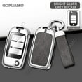 thumbnail image 6 of For MG B 3 buttons key case ZS GT GS MG3 MG5 MG6 MG7 MG Accessories Key Shell Zinc alloy+leather Car Key Case Cover, 6 of 12