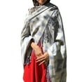 thumbnail image 3 of CHLOE'S COLLECTION ZIG ZAG Jacquard Blanket Throw with Fringed 50x60", 3 of 4