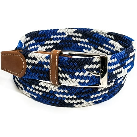 Anchor21 - Anchor21 Braid Belts For Men Elastic Stretch Fabric Woven ...