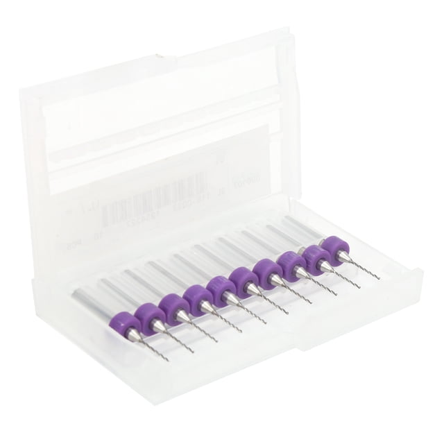 Taladro de limpieza de boquilla microbroca microbroca de carburo de tungsteno limpieza de boquilla de impresora 3d piezas de impresora 3d 10Pcs Limpieza Aguja Boquilla Micro Amonsee Otros