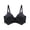 Minimizer Bras Black, variant on Minimizer Bras for Women 6cm Small Cups Strappy Seamless Gathered Padded Supportive Everyday Bras for Juniors