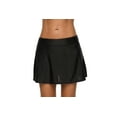 thumbnail image 7 of Charmo Women's Swim Skirt High Waist Swim Skirt with Briefs Bikini Tankini Bottom Solid Swimdress Skirt, 7 of 7