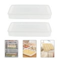 thumbnail image 6 of OHOIOLLA 2Pcs Dumpling Storage Box for Freezer with Rectangular Shape and Transparent Color, 6 of 8