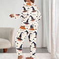 thumbnail image 7 of XUNKUSGA Plus Size Halloween Women's Pajama Sets Casual Long Sleeve Top and Bottoms Pjs 2 Piece Sets for Women Soft Cozy Fall Winter Pajamas for Women Set #7 2XL, 7 of 7