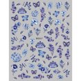 thumbnail image 4 of Blue and White Porcelain Nail Stickers Vintage Style Self-Adhesive DIY Nail Strip Decoration WG845, 4 of 5