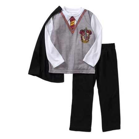 Harry Potter Boys' Harry'S School Uniform Long Sleeve Top And Pant Cape ...