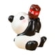 thumbnail image 2 of Estatua de animal Figuras de animales Adorno de escritorio Decoración del hogar para San Valentín Panda, 2 of 9