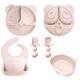 thumbnail image 1 of Juego de vajilla con cuenco adicional y plato de silicona para niños Bear, cuenco de silicona especial para bebés, suministros para madres e hijos, 1 of 1