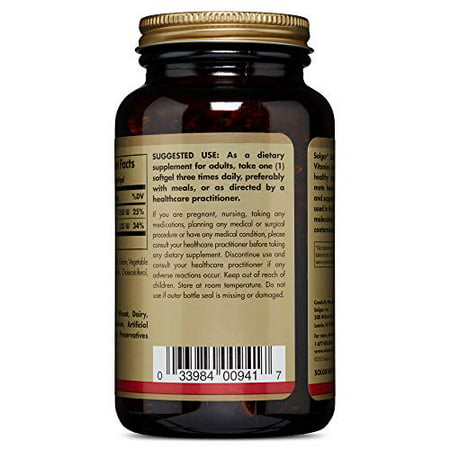 Solgar - Norwegian Cod Liver Oil (Vitamin & D Supplement ...