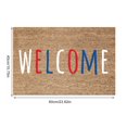 thumbnail image 4 of 4th of July Patriotic Coir Door Mat Outdoor Red White Blue 250th Anniversary Star Welcome Rug Patriotic Doormat Non-Slip Entrance Rugs for Independence Day Memorial Day Home Decor 16 x 24 Inch, 4 of 8