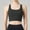 Black, variant on VISALY Sports Bras Running Sports Bra Women's Summer Sports Shockproof Outwear Running Nude Yoga Tank Top With Beautiful Back Gathering Fitness Bra Push Up Bra Yoga Sports Bra Wireless Bras Beige L