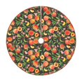 thumbnail image 1 of Fotbe Fruits Peach Pattern Christmas Tree Skirt, Tree Skirts Plush Christmas Decorations, Christmas Tree Skirts Xmas Decorations Holiday Party Decor-48", 1 of 6