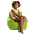 thumbnail image 3 of Posh Creations Structured Comfy Bean Bag Chair,Kids,Newport Seat, 2.1 ft, Nylon-Lime Green, 3 of 3