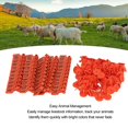 thumbnail image 4 of 100pack Cow Ear Tags, Heavy Duty Livestock Ear Tags for Cows, Pigs, Goats, Plastic Material, Weather Resistant, Animal Identification, Applicator Included, Livestock Management, 4 of 7