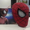 thumbnail image 2 of Marvel Spider Man tocado Cosplay ojos móviles máscara Spiderman 1:1 Control remoto máscara elástica juguetes chico regalos de cumpleaños, 2 of 6