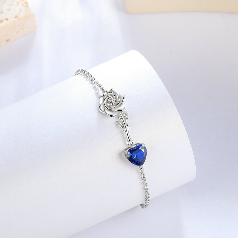 ★rosemont★ Silver Amazonite Bracelet La Vie En Rose RC24B2 Love